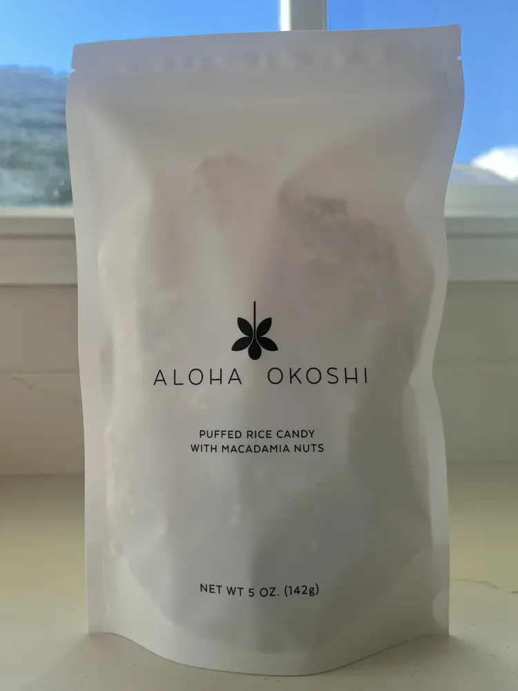 The brand's own photo of the Aloha Okoshi bag on a windowsill